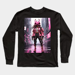 Cyber girl Long Sleeve T-Shirt